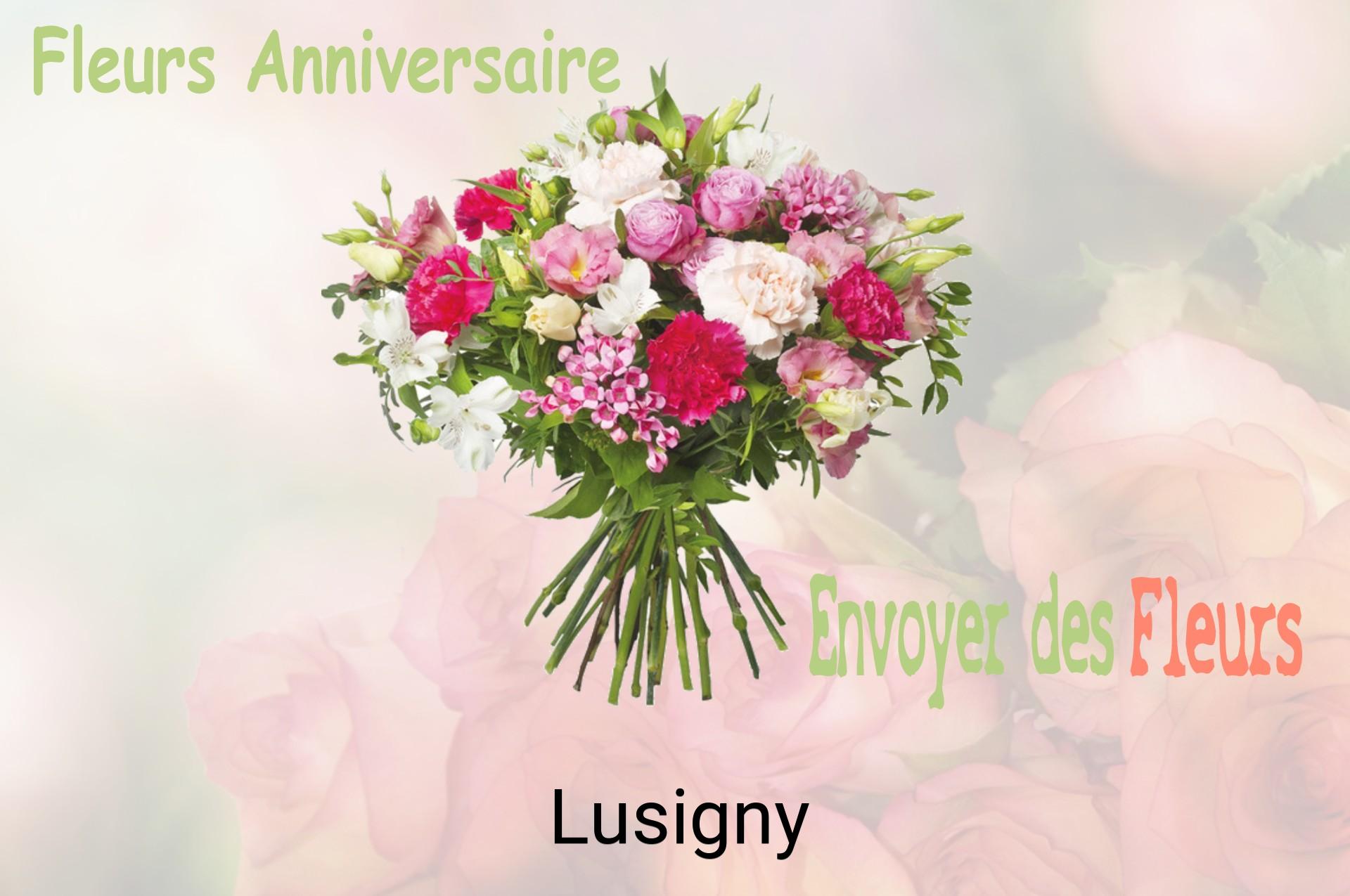 Bouquet de fleurs d’anniversaire livré à Lusigny